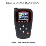 Battery Replacement for LAUNCH TSAP-2 TSAP-3 TPMS Tool